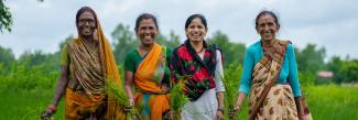 Smiling women