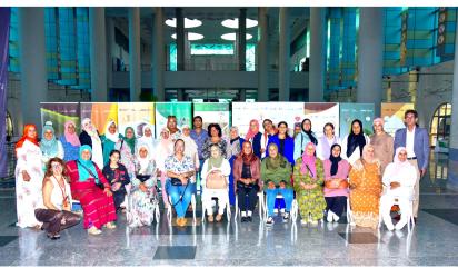 Family photo of the Fair of the Professional Agricultural Organizations supported by the JP RWEE